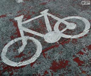 Puzzle Ζωγραφισμένα ποδηλάτων, σήμα